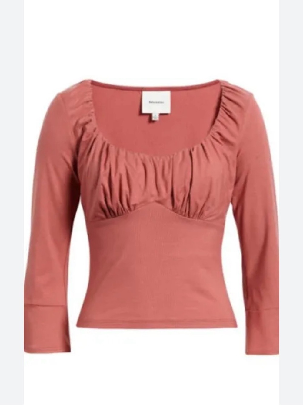 NWT Reformation Effie knit top dusty rose